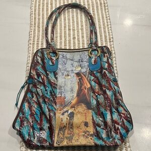 Artistic Multicolor Tote Bag